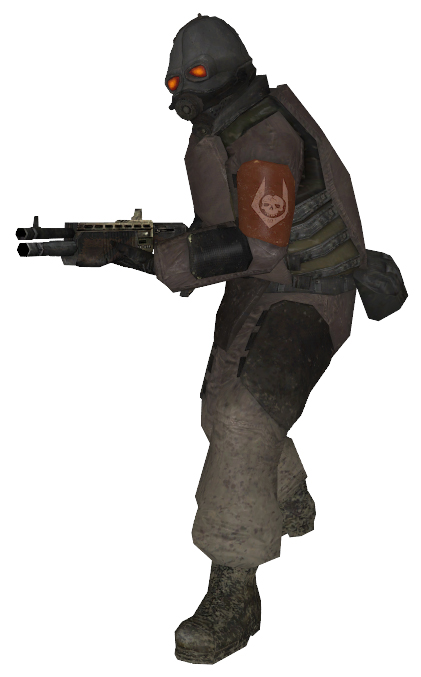 Combine Shotgunner from the 2007 video game Half-Life 2: Episode Two