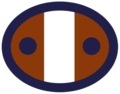 Concept overwatch soldier logo brown blue ellipse.svg