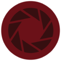 Aperture Science red button.svg